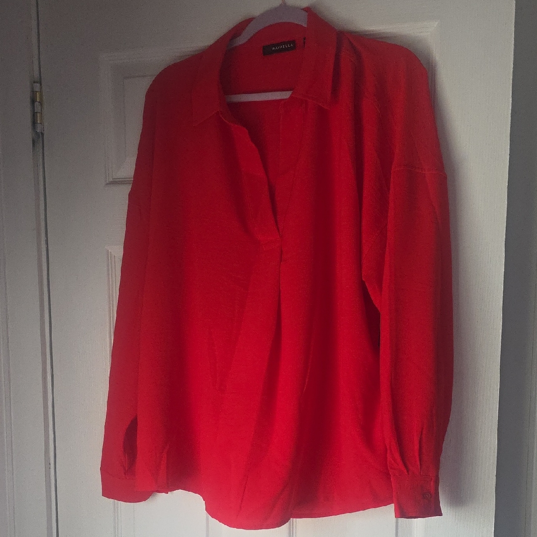 Kaktus Vibrant Red Blouse